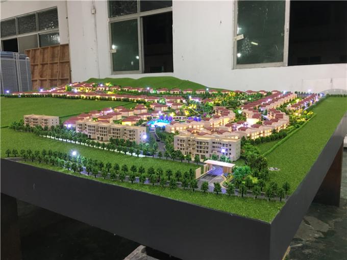 Conduzido iluminando fontes arquitetónicas da modelagem, modelo da escala dos bens imobiliários