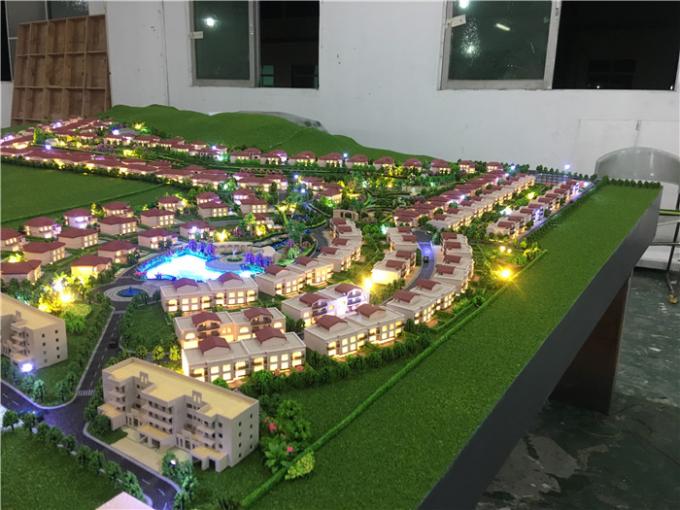 Conduzido iluminando fontes arquitetónicas da modelagem, modelo da escala dos bens imobiliários