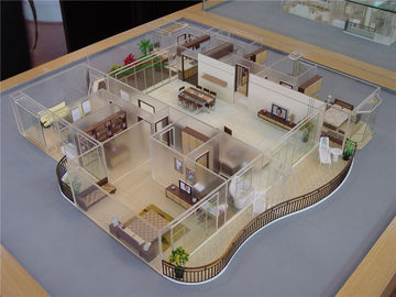 O modelo interior do plano 3D da casa, o projeto home arquitetónico comercial 3d modela